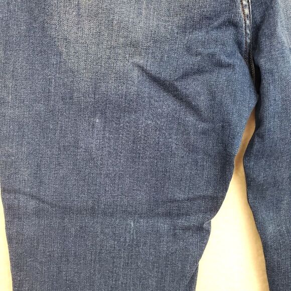 Madewell Mid-rise Skinny Jeans Women's Size 36 Blue Exposed Button Fly Raw Hem - Picture 17 of 17